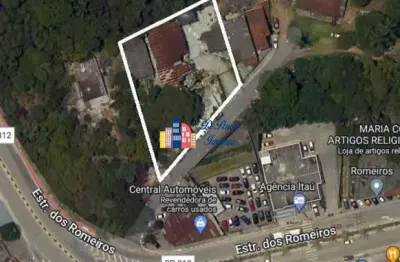 Terreno comercial ou residencial com ecxelente localização, 2.150m². à venda por r$ 2.700.000,00 - centro histórico - santana de parnaíba/sp