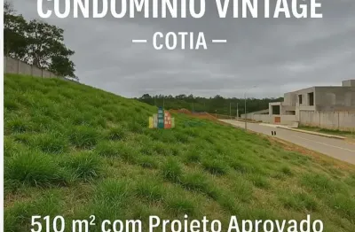 Terreno à venda no condomínio vintage - granja viana - r$ 950 mil.