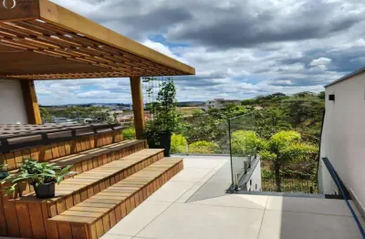 Casa térrea alto padrão com 4 suítes, 400m2, condomínio bosque do horto, jundiaí-sp