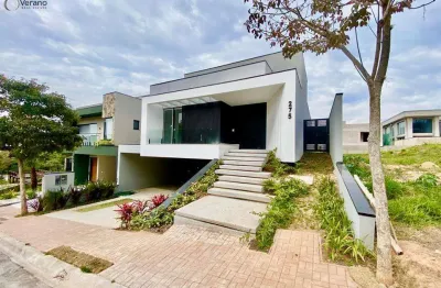 Casa nova com 370m2, 4 quartos, condomínio brisas jundiaí