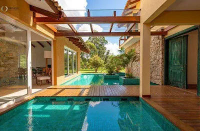 Casa de alto padrão com 5 suítes e área de lazer completa – condomínio de luxo em itu