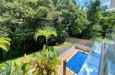 Casa alto padrão com vista para a mata, 3 suítes, no condomínio brisas da mata, jundiaí-sp