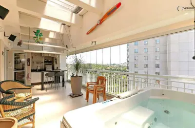 Cobertura Penthouse 236 m2, com 3 suítes, Chácara Santo Antonio - SP