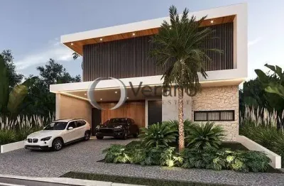 Sobrado com 4 dormitórios à venda, 366 m² - Santorini Residencial Club - Parque Brasil 500, Paulínia/SP