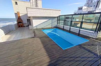 Cobertura com 4 dormitórios à venda, 320 m² por r$ 1.600.000,00 - canto do forte - praia grande/sp