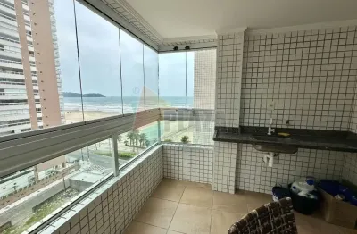 Apartamento 2 quartos com vista mar, disponível para locação definitiva no bairro aviação, em praia grande/sp.
