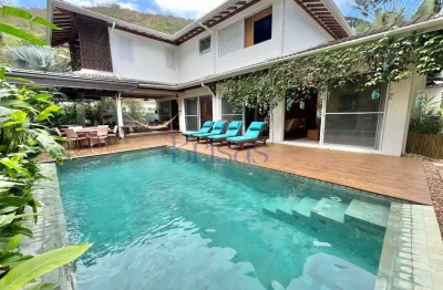 Casa em condomínio fechado com 5 quartos para alugar na avenida deble luíza derani, 100, baleia, são sebastião por r$ 10.000 por dia