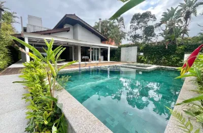 Casa em condomínio fechado com 5 quartos para alugar na avenida hipocampus, 79, baleia, são sebastião por r$ 40.000