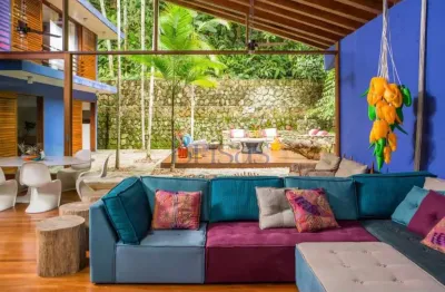 Casa em condomínio fechado com 5 quartos para alugar na avenida patriarca antônio josé marques, 290, camburi, são sebastião por r$ 40.000