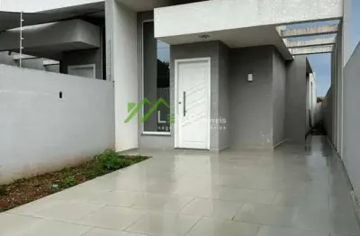 Casa para venda em ponta grossa, palmeirinha, 3 dormitórios, 1 suíte, 1 banheiro, 2 vagas