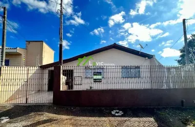 Casa para venda em ponta grossa, bairro oficinas à 10 minutos do centro, 2 dormitórios, 1 banheiro, 3 vagas