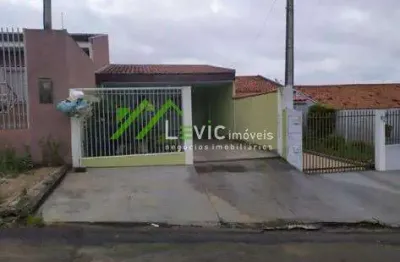 Casa para venda em ponta grossa, jardim gianna, 2 dormitórios, 1 banheiro, 1 vaga