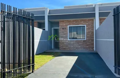 Casa para venda em ponta grossa, cará-cará, 2 dormitórios, 1 banheiro, 1 vaga