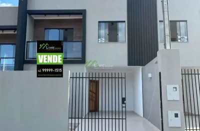 Sobrado para venda em ponta grossa, olarias, 2 dormitórios, 1 suíte, 1 banheiro, 1 vaga