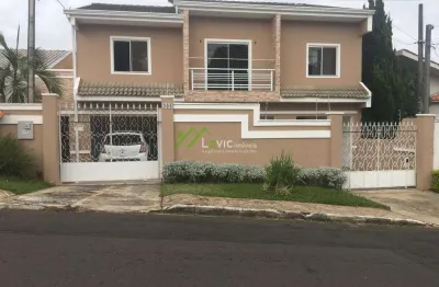 Sobrado para venda em ponta grossa, uvaranas, 5 dormitórios, 5 banheiros, 3 vagas