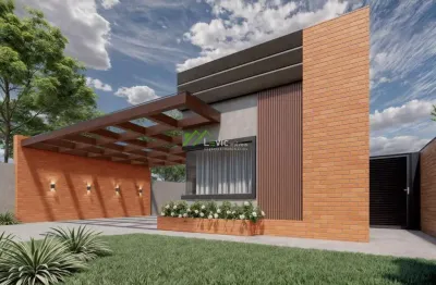 Casa para venda em ponta grossa, jardim veneza, 3 dormitórios, 1 suíte, 2 banheiros