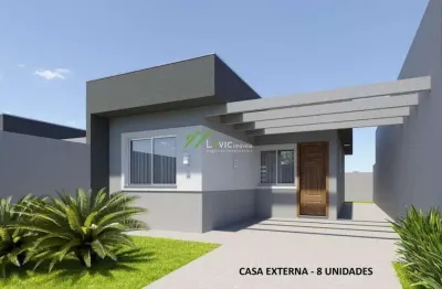 Casa em condomínio para venda em ponta grossa, contorno, 2 dormitórios, 1 banheiro, 1 vaga