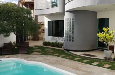 Linda casa à venda com piscina e area gourmet, 4 quartos, 3 garagem,  no sapucaia ii - betim