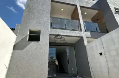 Linda casa à venda com três quartos, 2 vagas, bairro nossa senhora das graças - betim