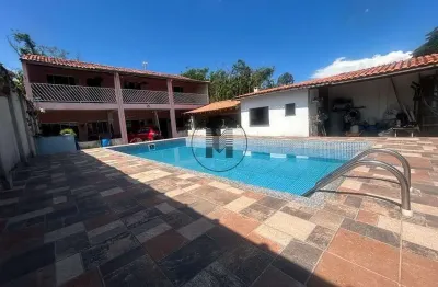 Casa com 4 dormitórios e piscina à venda ou permuta, por r$ 450.000 - chacará agricolas- guaratingu
