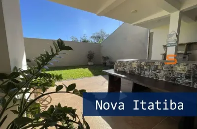 Casa com 3 suítes - ampla sala - salão gourmet com cozinha caipira
