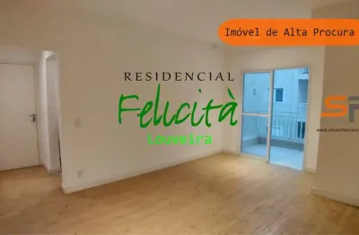 Apartamento 3 dorm - 1 suíte - louveira - residencial felicitá - r$ 590mil