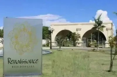 Cond. renaissance - lote - disponível inicio do condominio, final da rua.