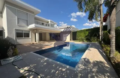 Casa em condomínio fechado com 4 quartos para alugar na avenida alphaville, 08, alphaville dom pedro, campinas, 362 m2 por r$ 19.000