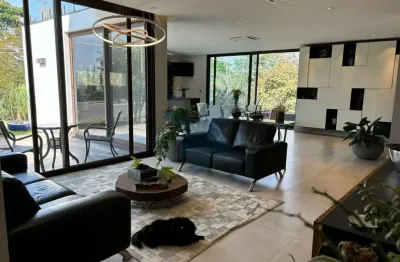 Casa em condomínio fechado com 3 quartos à venda na avenida carlos diaulas serpa, s/n°, loteamento parque dos alecrins, campinas, 285 m2 por r$ 2.790.000