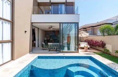 Casa em condomínio fechado com 3 quartos à venda na avenida carlos diaulas serpa, s/n°, loteamento parque dos alecrins, campinas, 311 m2 por r$ 2.990.000