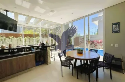 Casa em condomínio fechado com 4 quartos à venda na avenida carlos diaulas serpa, s/n°, loteamento parque dos alecrins, campinas por r$ 2.850.000