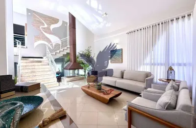 Casa em condomínio fechado com 4 quartos à venda na avenida araçá, 280, loteamento alphaville campinas, campinas, 359 m2 por r$ 3.700.000