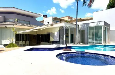 Casa em condomínio fechado com 4 quartos à venda na Avenida Araçá, 280, Loteamento Alphaville Campinas, Campinas, 440 m2 por R$ 4.800.000