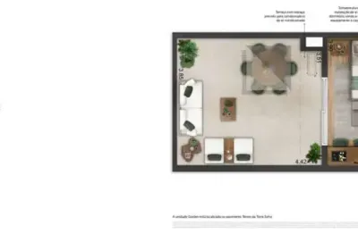 Apartamento para venda em são paulo, mirandópolis, 1 dormitório, 1 banheiro