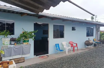 Casa com 1 quarto à venda na rua pastor heinrich weissburger, 267, volta redonda, araquari, 240 m2 por r$ 110.000