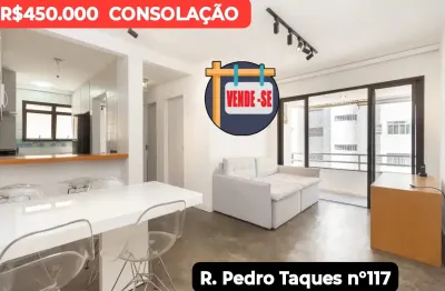 Apartamento com 1 quarto à venda na Rua Pedro Taques, 117, Consolação, São Paulo
