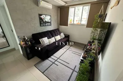 Cobertura reformada com espaço gourmet  com 2 dormitórios à venda, 59 m² por r$ 980.000 - copacabana - rio de janeiro/rj