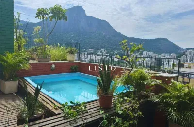 Cobertura com 3 dormitórios à venda, 126 m² por r$ 3.000.000,00 - lagoa - rio de janeiro/rj