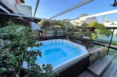 Cobertura com 4 dormitórios à venda, 399 m² por r$ 3.500.000,00 - barra da tijuca - rio de janeiro/rj