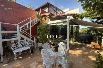 Cobertura com cara de casa- piscina, área gourmet -  3 dormitórios à venda, 337 m² por r$ 2.400.000 - barra da tijuca - rio de janeiro/rj