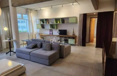 Apartamento com 3 dormitórios à venda, 130 m² por r$ 1.800.000,00 - ipanema - rio de janeiro/rj