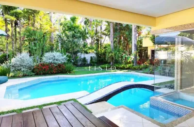 Casa com piscina, sauna, 4 vagas e 6 quartos à venda, 809 m² por r$ 5.500.000 - barra da tijuca - condominio porto dos cabritos - rio de janeiro/rj
