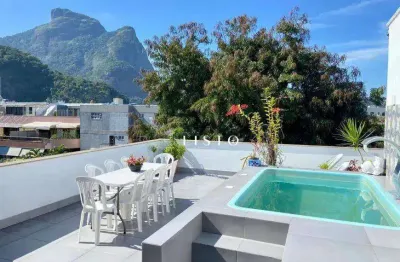 Cobertura - vista pedra da gávea no jardim oceânico com 4 quartos à venda, 265 m² por r$ 2.100.000 - rio de janeiro/rj