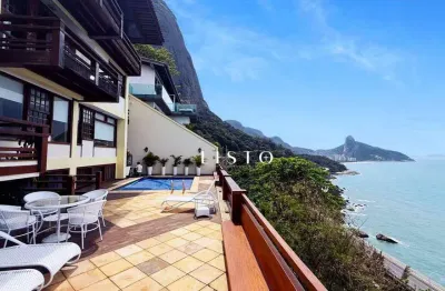 Casa no joá com vista panorâmica para o mar e pedra da gávea  4 quartos à venda, 522 m² por r$ 11.290.000