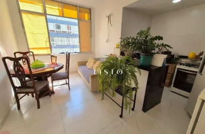 Apartamento reformado com 1 dormitório à venda, 36 m² por r$ 580.000 - copacabana - rio de janeiro/rj