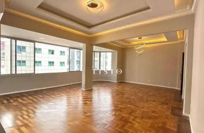 Apartamento reformado com 4 dormitórios à venda, 152 m² por r$ 1.800.000 - copacabana - rio de janeiro/rj