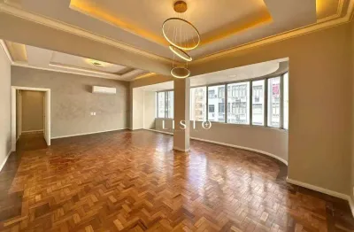 Apartamento reformado com 4 dormitórios à venda, 152 m² por r$ 1.800.000 - copacabana - rio de janeiro/rj