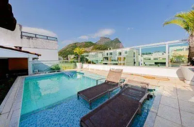 Cobertura com 3 dormitórios à venda, 296 m² por r$ 2.800.000,00 - barra da tijuca - rio de janeiro/rj