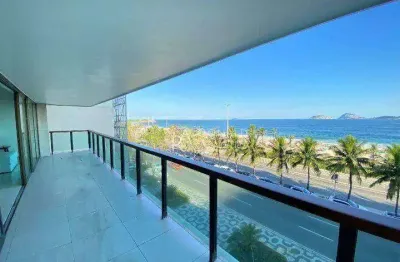 Apartamento vista mar com 4 dormitórios à venda, 260 m² por r$ 12.000.000 - ipanema - rio de janeiro/rj