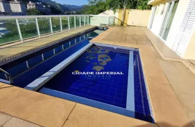 Itaipava/bonsucesso casa em condomínio alto padão com piscina 5 quartos